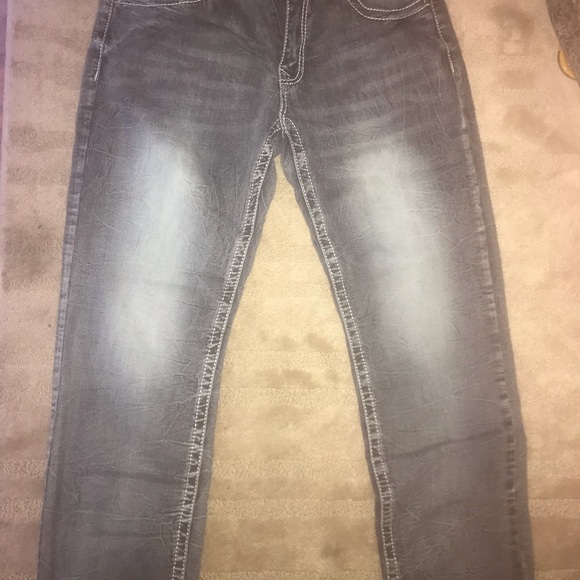 True Luck Mildly Acid Washed Jeans, BRAND NEW, never worn! - Picture 4 of 9